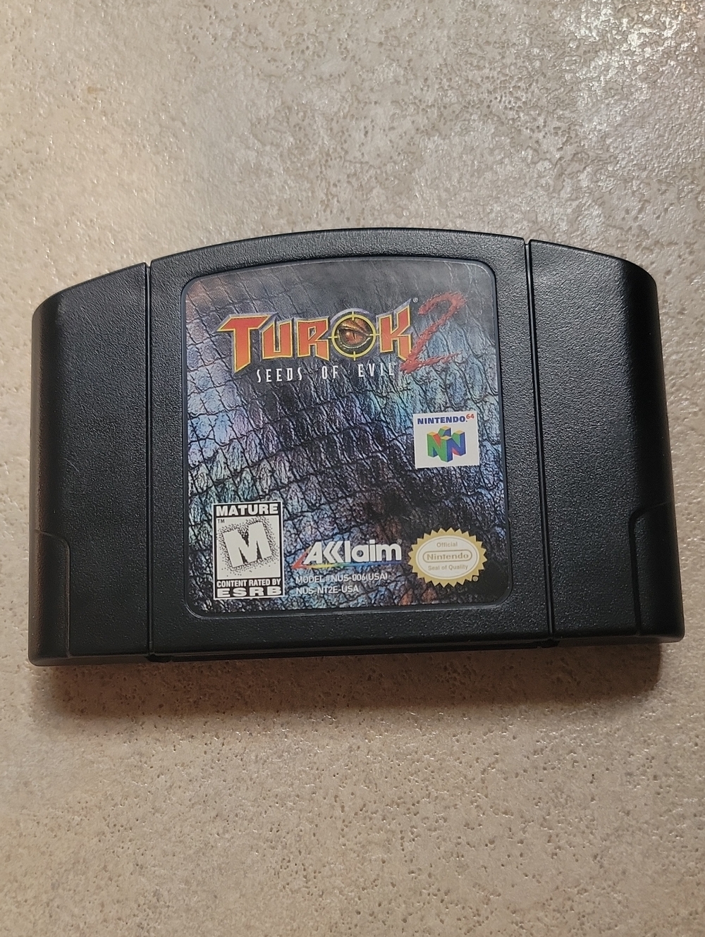 Nintendo N64 Turok 2 Seeds Of Evil. GUC.